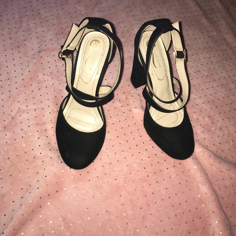 Black Strappy heels